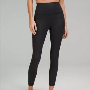 Lululemon Align High-Rise Pant 25” - Gradiate Geo Emboss Black